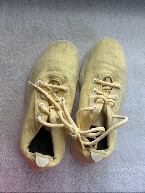 allbirds Women's Wool Runners in Soft Yellow